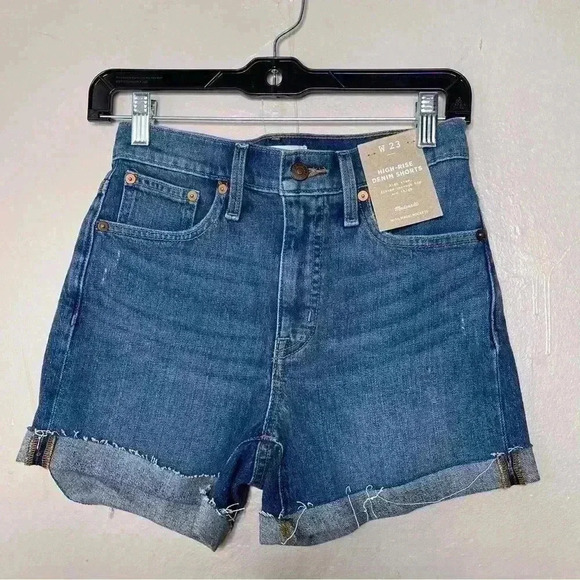 Madewell Pants - Madewell High-Rise Denim Shorts Sz 23